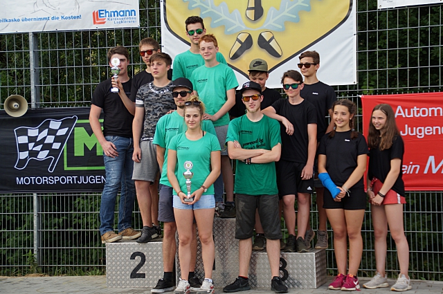 1. Platz unserer Mannschaft "Die Slalom Feger"